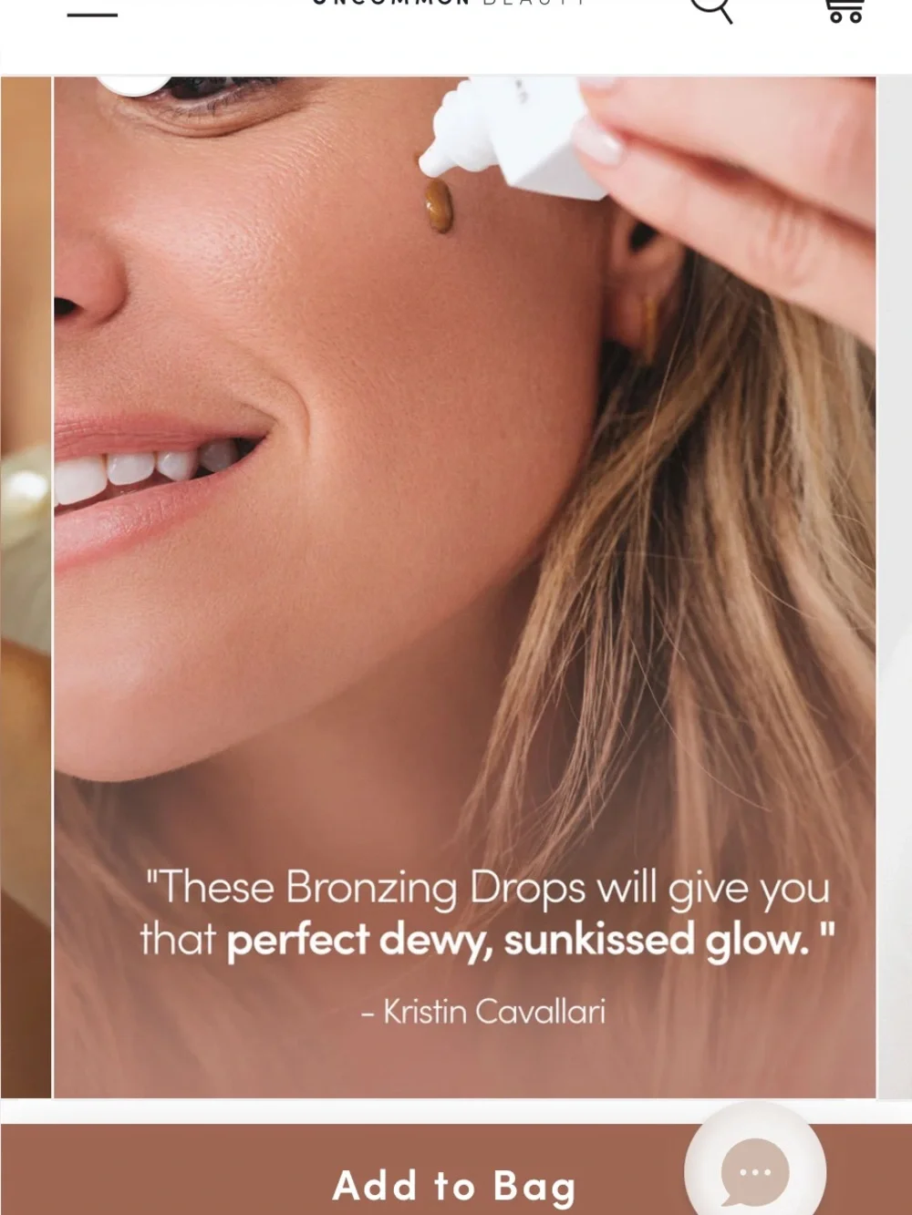 Uncommon Beauty Bronzing Drops Liquid Bronzer - NWT -